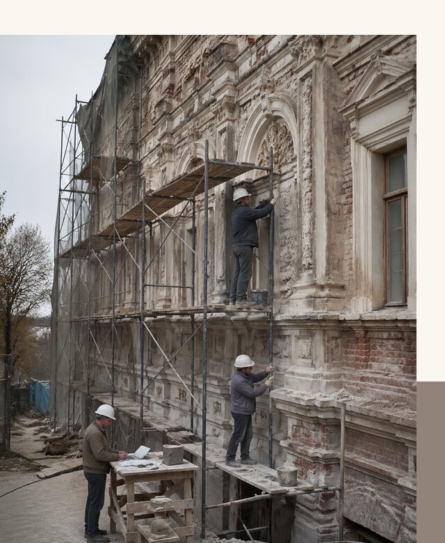Реставрация объектов культурного наследия под ключ в Моршанске