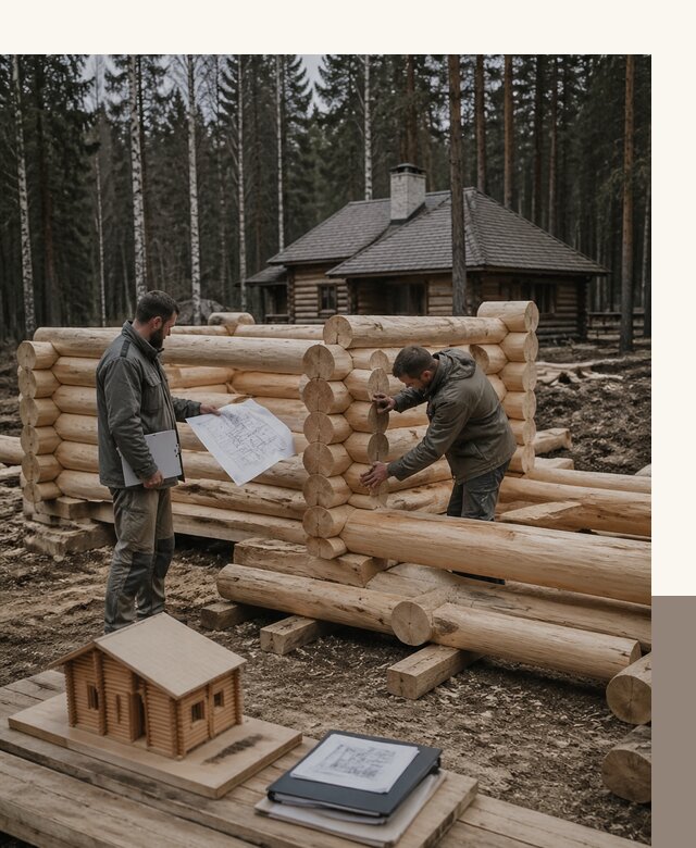 Проектирование и строительство домов из бревна в Моршанске